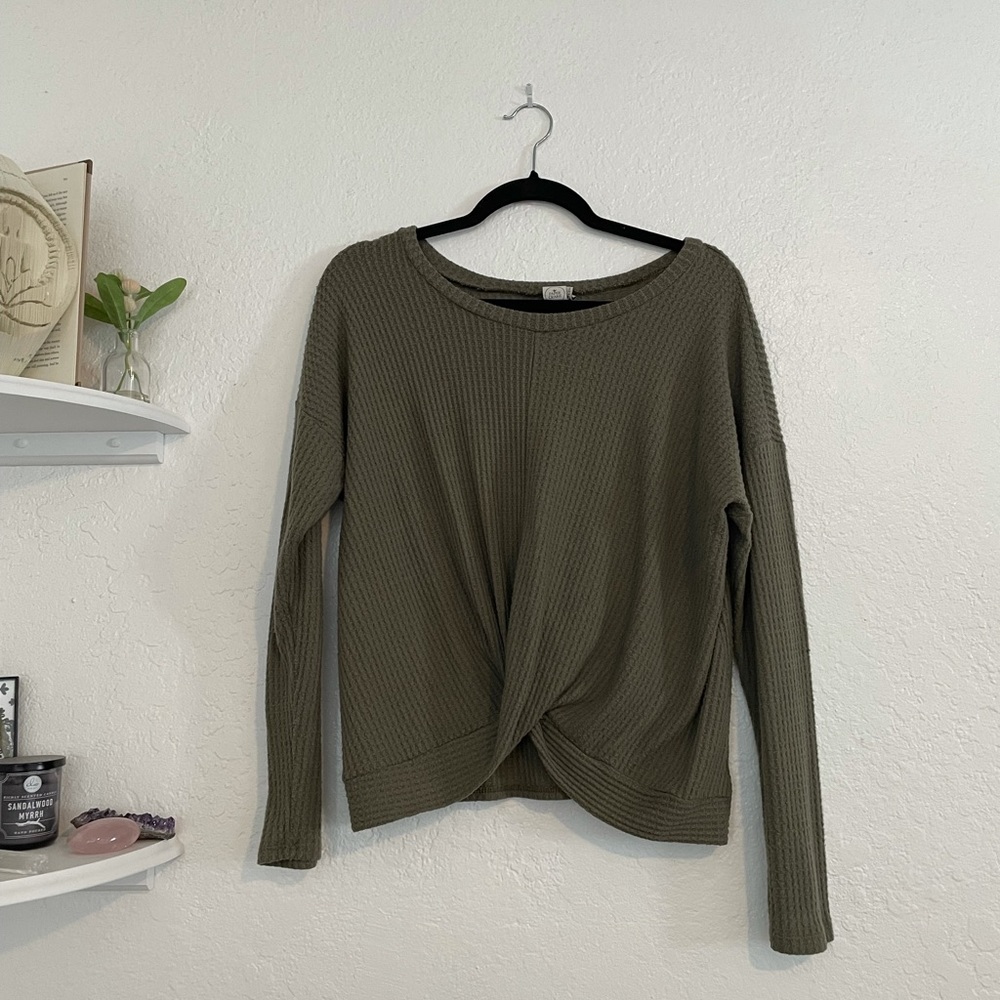 Waffle Knit Sweater